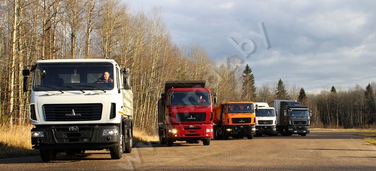 «МАЗ» представил в России пять своих новых машин