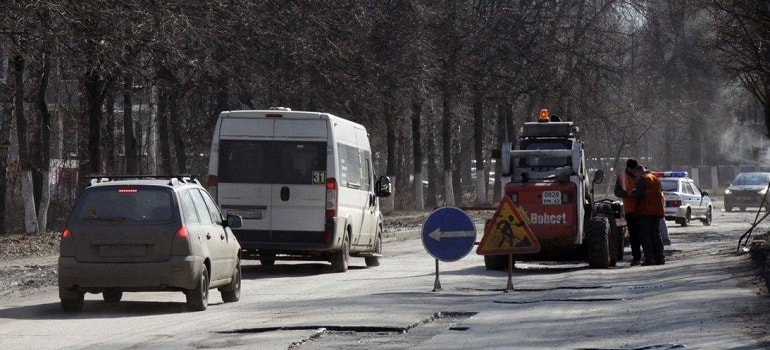 В Рязани продолжают приводить дороги в нормативное состояние