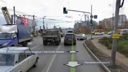 Изменение режима работы светофора на ул. Советской Армии привело к транспортному коллапсу