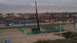 Около ООТ "Дягилево" началось строительство пешеходного перехода