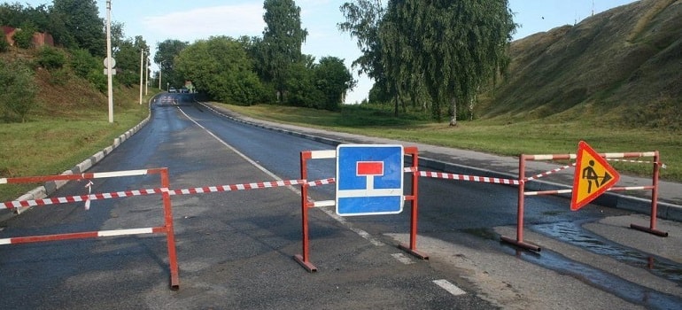 Движение по улице Кремлевский вал будет перекрыто еще три недели