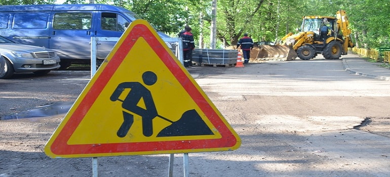 В Рязани продолжаются строительно-монтажные работы на десяти участках улично-дорожной сети города