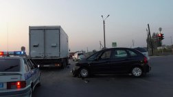 В Рязани водитель «КАМАЗа» протаранил «СИТРОЕН»