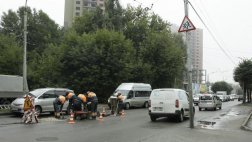 Восстановить движение на улице Чкалова планируется до конца рабочего дня 6 сентября