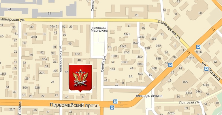 5-6 декабря будет перекрыто движение вокруг академии ФСИН