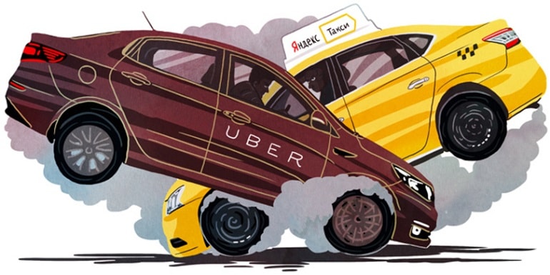 «Яндекс.Такси» и Uber полностью объединятся в январе 2018 года