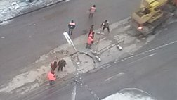 Движение по улице Грибоедова планируют открыть после полуночи
