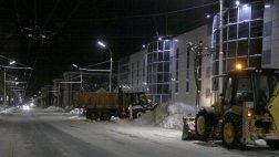 За прошедшие сутки с улиц Рязани было вывезено порядка 1 000 кубометров снега