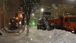 Этой ночью Рязань убирало порядка 80 единиц техники и более 80 рабочих