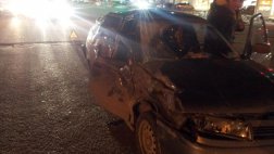 В ДТП с участием "маршрутки" на Солотчинском шоссе пострадали два пассажира