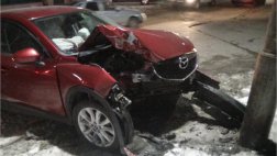 На улице Типанова в ДТП погибла женщина-водитель иномарки