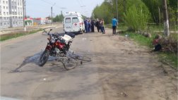 На улице Забайкальской произошло ДТП с участием нетрезвого мотоциклиста и велосипедиста