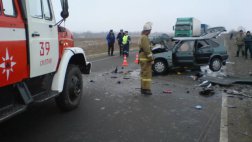 В результате ДТП на М6 "Каспий" 1 человек погиб и еще четверо травмировано