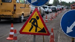 В районе Рязанского государственного университета им. С.А. Есенина перекрыто движение по одной полосе движения