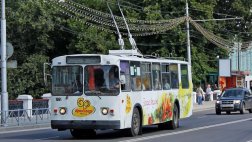 Схема движения городского пассажирского транспорта 25 августа из-за перекрытия пл.Ленина