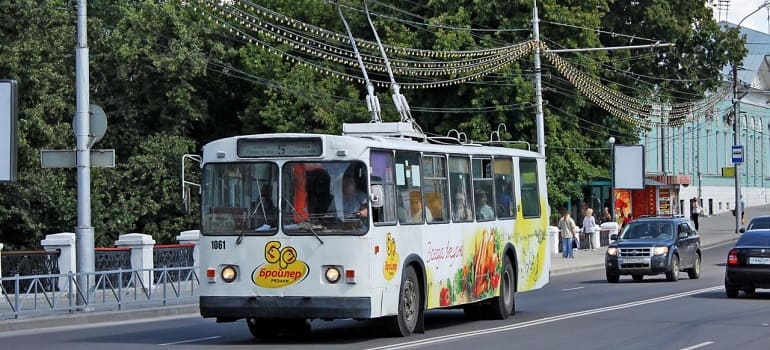 Схема движения городского пассажирского транспорта 25 августа из-за перекрытия пл.Ленина