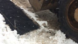 Администрация Рязани прокомментировала укладку асфальта на снег на улице Тимакова