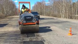 В Рязанской области началась активная фаза ямочного ремонта