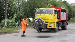Общая площадь дорожного ремонта в Рязани на прошлой неделе составила 642 кв. м