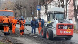 На прошедшей неделе проводился ремонт на 12 участках улично-дорожной сети