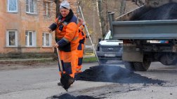 За прошлую неделю было отремонтировано 755 кв. м рязанских дорог