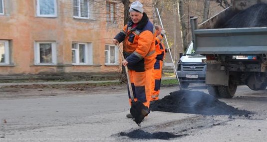 На прошлой недели провели ремонт на 12 участках улично-дорожной сети Рязани