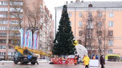 Дороги в районе площади Ленина будут перекрываться для установки технических конструкций