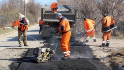 На прошедшей неделе ремонт дорог Рязани проводили горячим асфальтом