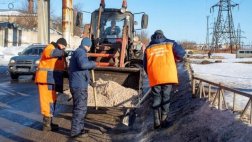 Дороги Рязани продолжают ремонтировать в круглосуточном режиме