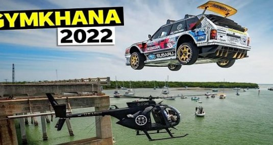 Gymkhana 2022: Трэвис Пастрана сходит с ума во Флориде на 862-сильном Subaru Wagon