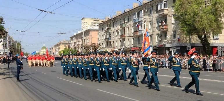 Cхема движения транспорта на время проведения праздничных мероприятий 9 мая в Рязани