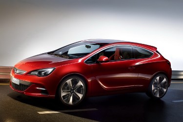 3-х дверная Opel Astra унаследует черты концепт-кара GTC Paris