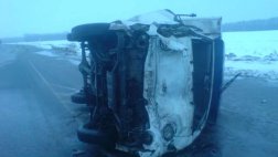 На окружной дороге города Шацк произошло столкновение ВАЗ-2121 «Нива» и Hyundai Porter