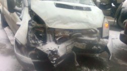 На проезде Шабулина произошла авария с "маршруткой". Пострадало 4 человека