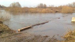 Остаются подтопленными три низководных моста в Рязанской области