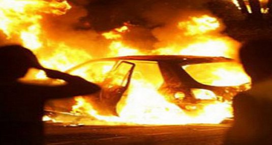 За сутки в Рязани сгорело два автомобиля