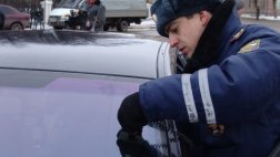 ГИБДД два дня подряд проверяет затонированность авто рязанцев в усиленном составе