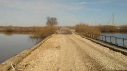 Низководный мост между Терехово и Ирицы освободился от воды