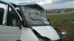 ГИБДД о ДТП вблизи населенного пункта Новомичуринск: 1 погиб и 9 травмированы