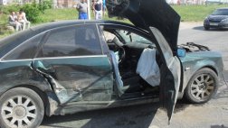 ГИБДД о ДТП с участием четырех автомобилей на восточной окружной