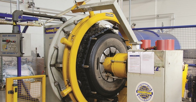 GoodYear запустил четвертый в России завод по восстановлению грузовых шин