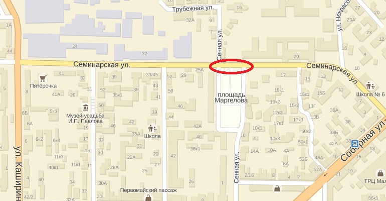 площадь ленина рязань карта. карта рязань улица лево лыбедская. перекрыто движение в рязани сейчас. улица семинарская рязань 35 к 1. лыбедский бульвар рязань на карте.