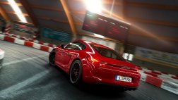 Porsche Cayman GTS осваивает карт-трек