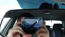 Neoline G-Tech X20: Зеркало заднего вида с двумя камерами