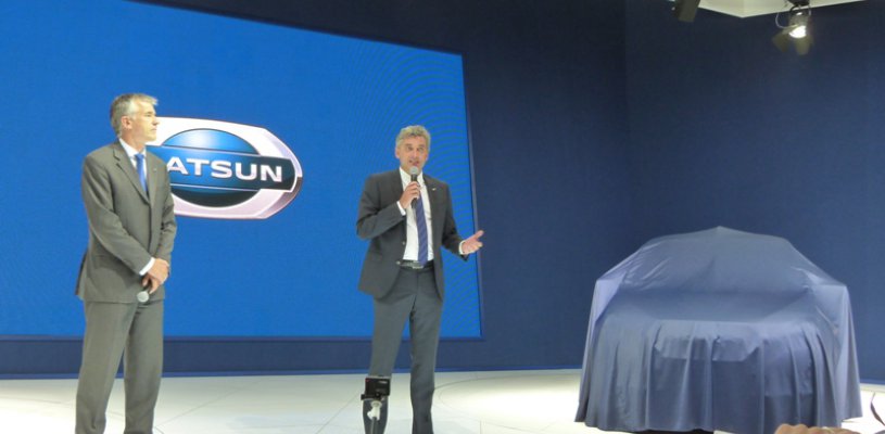Презентация Datsun mi-DO на Московском международном автосалоне (видео)