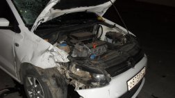 Водитель "Лада-Калина" на пешеходном переходе совершил наезд на велосипедиста