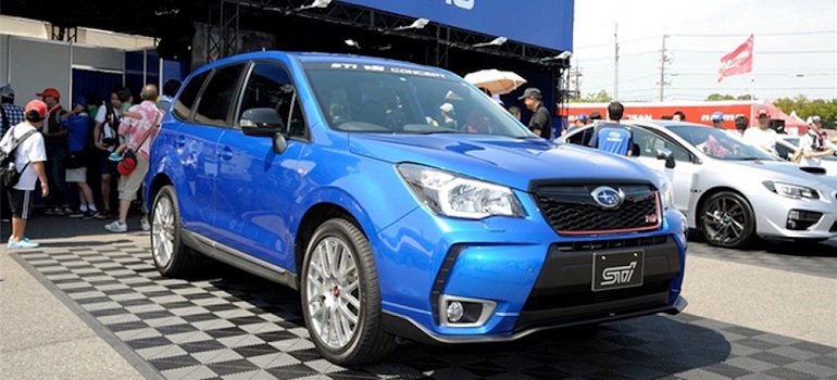 Subaru продемонстрировал первые тизеры нового Forester STi