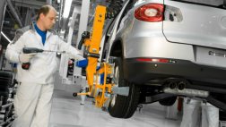 В России остановлено производство машин Volkswagen