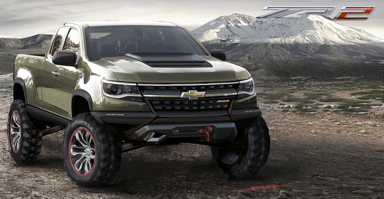 Chevrolet на автосалоне в Лос-Анджелесе продемонстрировал пикап  Colorado ZR2