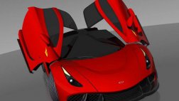 Украинская студия дизайна автомобилей Askaniadesign Carstyling Studio разработала суперкар